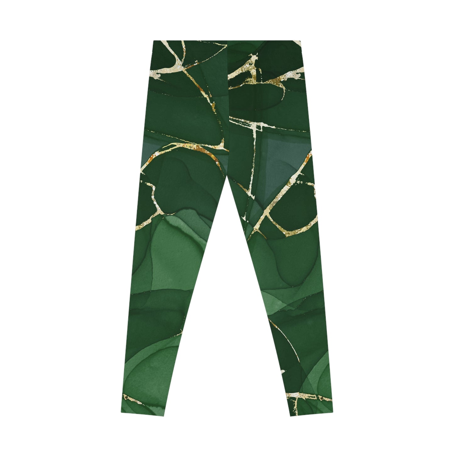 Emerald Marble Seamless Leggings