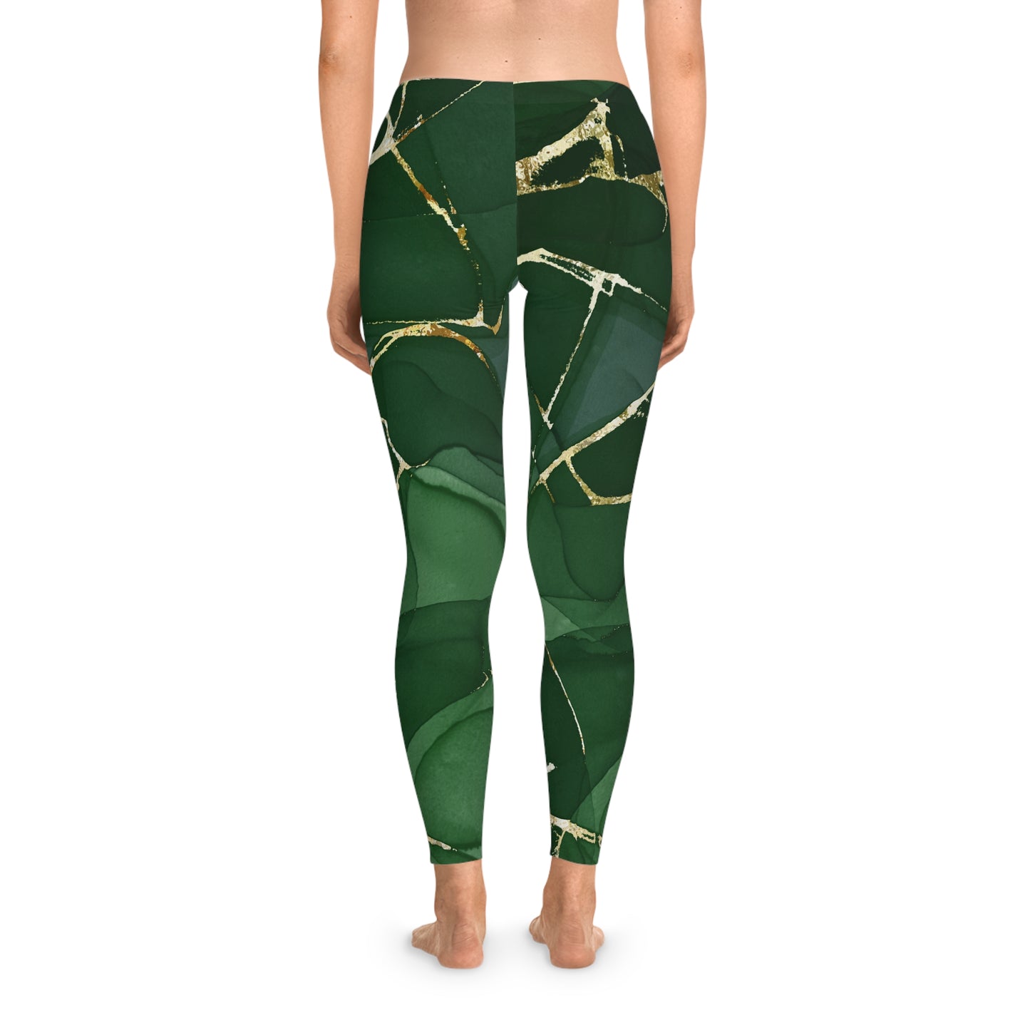 Emerald Marble Seamless Leggings
