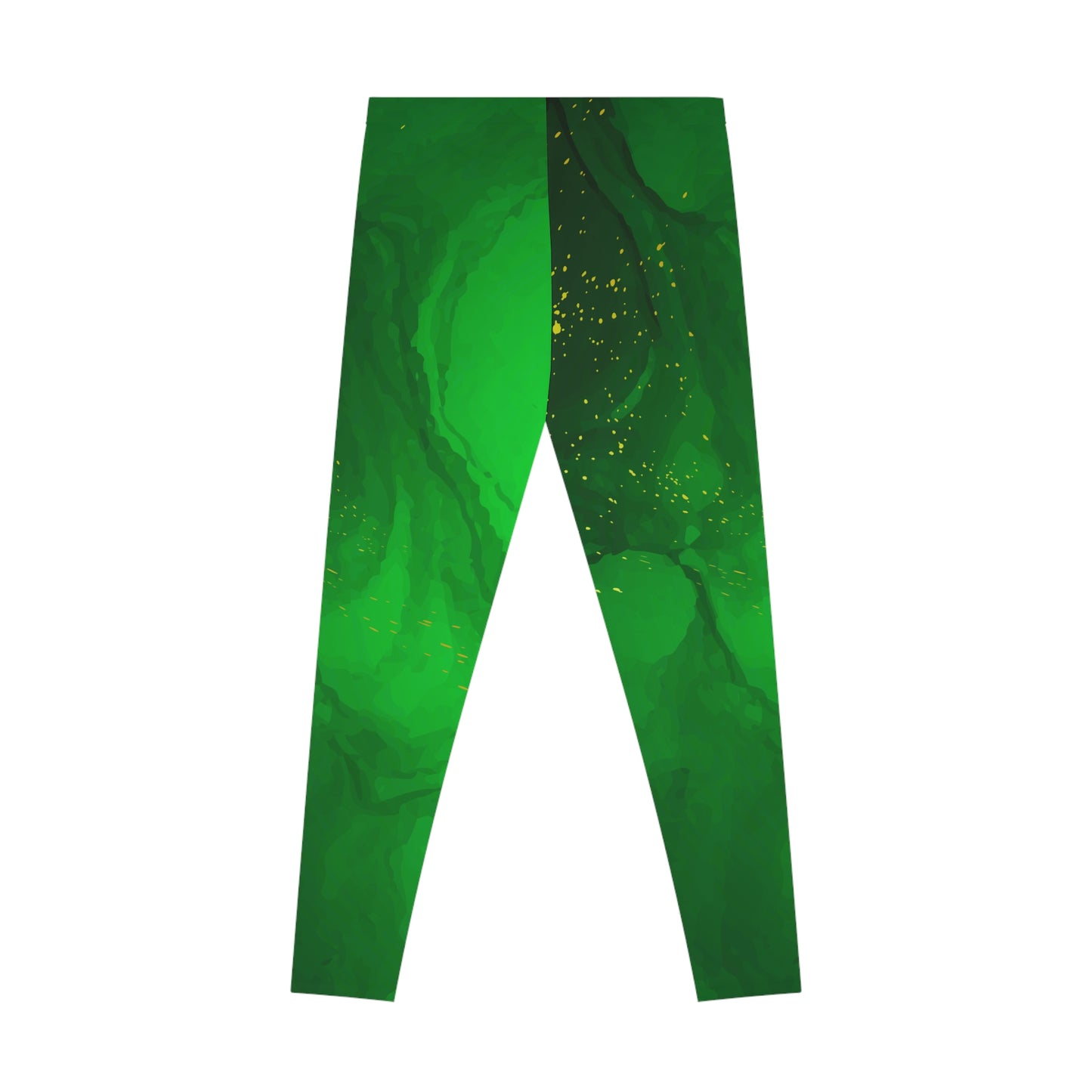 Green Galaxy Marble Leggings