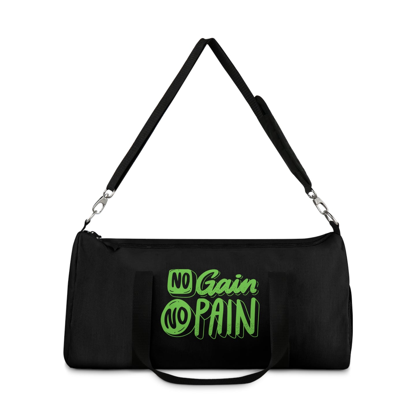 "No Pain No Gain" Motivational Duffel Bag